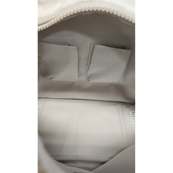 Cynthia Rowley Duffle Ivory Cream Fur Adjustable Removable Crossbody Strap - Picture 11 of 14